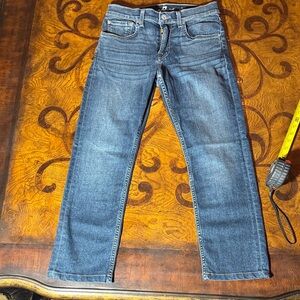 7 For All Mankind Dark Blue Straight Jeans